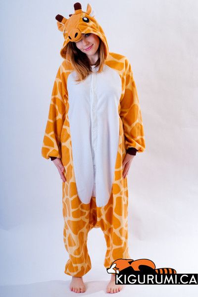 Kigurumi giraffe 69$ Animal Onesies, Onesie Pajamas, Baby Giraffe, Stand Tall, My Friend, Party Outfit, All Products, Onesies, Rain Jacket