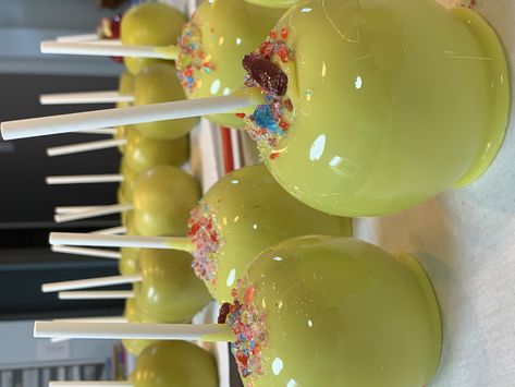 Yellow Candy Apples, Jolly Ranchers Candy Apples, Jolly Ranchers Candy, Candied Apples, Jolly Ranchers, Yellow Candy, Jolly Rancher, Diy Candy, Candy Apples