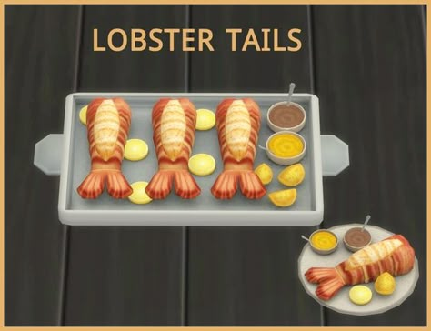 Baked Lobster, Baked Lobster Tails, Sims 4 Kitchen, Cooking For A Group, The Sims 4 Pc, The Sims 4 Packs, Sims 4 Game Mods, Tumblr Sims 4, Sims 4 Gameplay