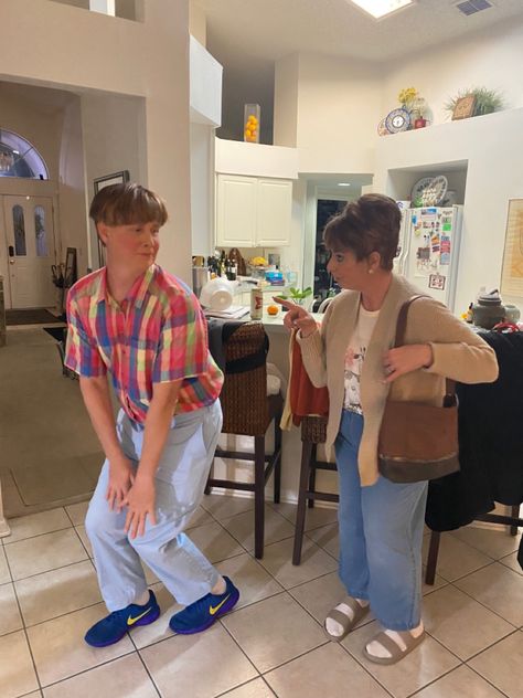 Stuart and his mom Doreen #halloween #funnyhalloweencostumes #Madtv #coupleshalloweencostumeideas Stewart Mad Tv Costume, Stuart Mad Tv Costume, Stuart And His Mom Costume, Stewart Costume Mad Tv, Stepbrothers Movie Costume Halloween, Stewart Mad Tv, Stuart Mad Tv, Stepbrothers Movie, Mother Daughter Halloween Costumes