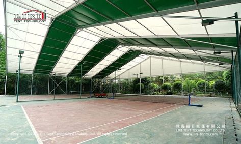 Indoor Tennis Court, Sports Tent, Indoor Tennis, Sports Court, Tent Design, Sport Court, Sport Hall, Center Ideas, Canopy Tent