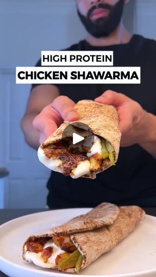 High Protein Chicken, Shawarma Recipe, Chicken Marinade, Chicken Meals, Chicken Shawarma, Makanan Diet, Meal Recipes, High Protein Recipes, Healthy Chicken Recipes