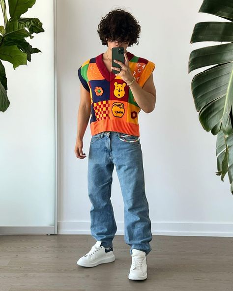 Pride Outfit Ideas Men, Pride Fits, Pride Outfit Ideas, Outfit Ideas Men, Boy Fits, First Day Of Summer, Pride Outfit, Ootd Summer, Streetwear Men Outfits