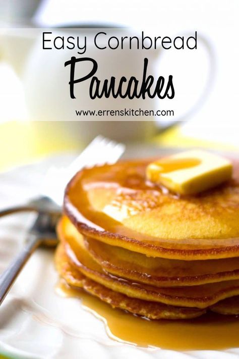 Cornbread Pancakes, Pancakes Muffins, Jiffy Cornbread Recipes, Buttermilk Pancake, Corn Muffin, Jiffy Cornbread, Buttermilk Recipes, Muffin Mix, Corn Bread Recipe