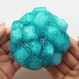 Blue raspberry jelly cube slime!!! Blue Slime Gif, Slime Gif, Sensory Gifs, Slime Collection, Crunchy Slime, Edible Slime, Pretty Slime, Galaxy Slime, Slimy Slime