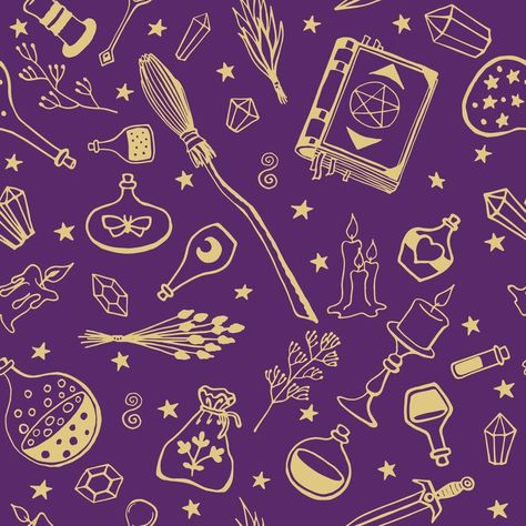 Magic Icons Aesthetic, Witchcraft Background, Magic Graphic Design, Mystic Design, Magic Concept, Witchcraft Design, Witchcraft Art, Magic Tools, Magic Pattern