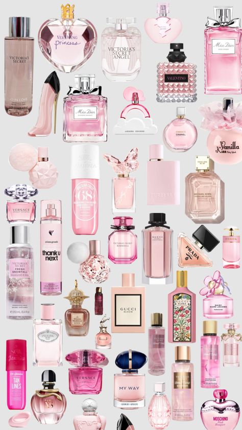 #pink #pinkperfume #perfume #fypp #like #likemyshuffle #aestethic #pretty #viral Where To Spray Perfume, Good Girl Perfume, Pretty Short Hair, Parfum Chanel, Sephora Skin Care, Pink Perfume, Perfume Body Spray, Perfume Collection Fragrance, Makeup Help