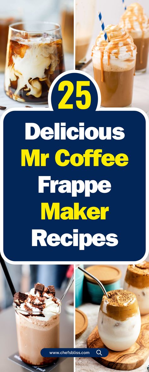 25+ Delicious Mr Coffee Frappe Maker Recipes for Every Occasion! – ChefsBliss Me Coffee Frappe Recipes, Mr Coffee Recipes, Mr Coffee Frappe Recipes, Diy Frappe Recipes At Home, Mr Coffee Frappe Maker Recipes, Ninja Coffee Maker Recipes, Diy Frappe, Nutella Frappe, Homemade Mocha Frappe