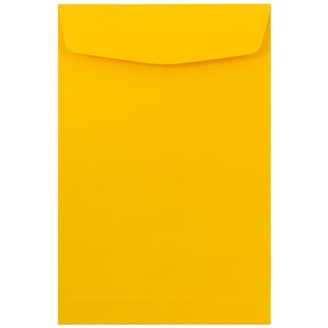 "Buy the JAM Paper 6\" x 9\" Sunflower Yellow Open End Catalog Premium Envelopes at Michaels. com. Our texture finish sunflower yellow envelopes are made from high quality 24 lb. paper that are excellent for sending a variety of mail. Ditch the basic white envelope and choose JAM Paper colored open end catalog envelopes instead! Our texture finish sunflower yellow envelopes are made from high quality 24 lb. paper that are excellent for sending a variety of mail. Insert paperwork, documents, invi Yellow Envelope, Office Administration, Paper Sunflowers, Sun Yellow, Jam Paper, Sunflower Yellow, The Jam, Important Documents, Envelope Template