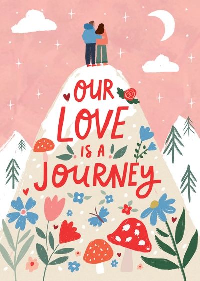 Love Yourself Illustration Art, Marriage Doodle, Love Journey Quotes, Wedding Card Illustration, May Illustration, Love Illustration Art, Amanda Oleander, Valentine Illustration, Romantic Illustration