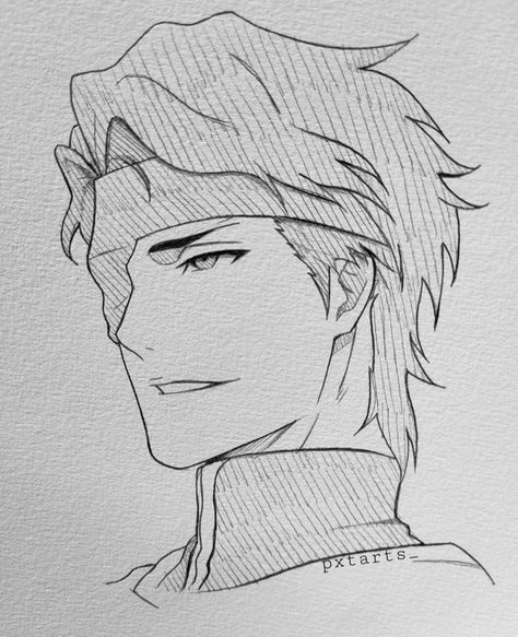 Aizen Drawing, Learn Sketching, Easy Manga Drawings, Joker Art Drawing, Best Anime Series, Sketch Head, Drawing Outlines, Blurry Pics, Dbz Drawings