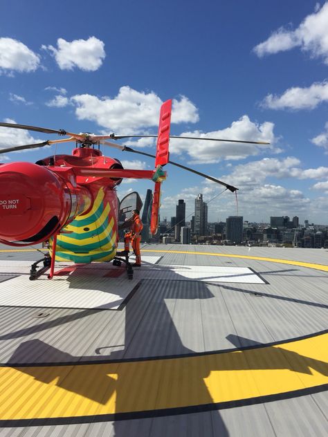 The Helipad. London's Air Ambulance. Flight Paramedic, Air Ambulance, Emergency Medicine, Emergency Vehicles, Career Goals, Paramedic, Emergency Service, Ambulance, Dream Job