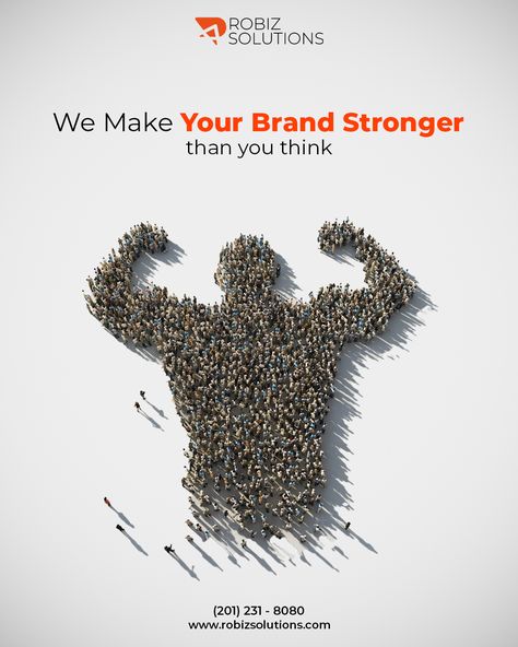 Building Brands that Stand Strong! Your brand has more potential than you might realize. We’re here to unlock that strength, amplifying your brand’s presence and making it stronger in the marketplace. Let’s take your brand to new heights with impactful strategies. Want to make your brand stronger? Contact us today! www.robizsolutions.com #BrandStrength #DigitalMarketingSolutions #BusinessGrowth #BrandBuilding #MarketingAgency #StrongerBrands #MarketingExperts #BusinessSuccess #CreativeMar... Effective Marketing Strategies, Stronger Than You Think, Strategic Marketing, Stand Strong, Growth Hacking, Brand Ideas, Brand Building, Build Your Brand, Brand Awareness