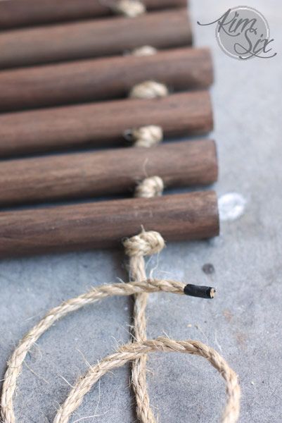 How To Tie Bamboo Poles Together, Bamboo Furniture Diy, Wooden Phone Stand, Diy Backyard Fence, Simple Door, Twig Furniture, Tiki Bar Decor, Van Life Diy, Outdoor Living Design