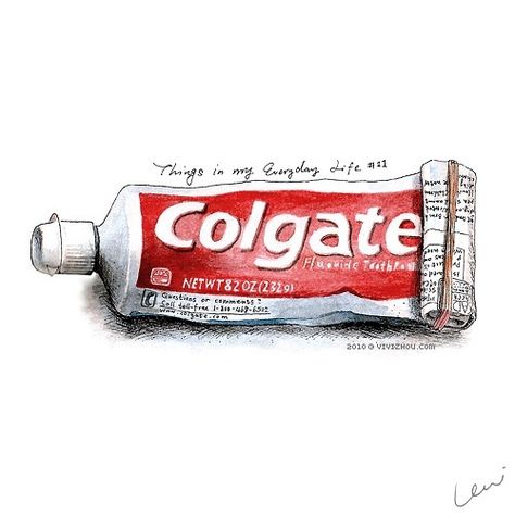 toothpaste~ Mundane Art, Happy Dental, Teeth Art, Dental Life, Realistic Pencil Drawings, Dental Art, Object Drawing, Clinic Design, Basic Drawing