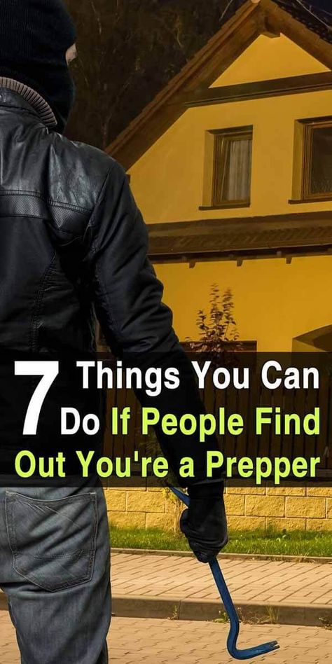 You've been outed! The word is out and now everyone knows you're a prepper. What should you do in this situation? Here are 7 actions to take. #urbansurvivalsite #preppers #preparedness #prepping Survival Skills Emergency Preparedness, Prepper Food, Emergency Prepardness, Food Package, Survival Skills Life Hacks, Emergency Preparation, Survival Life Hacks, Urban Survival, Survival Techniques