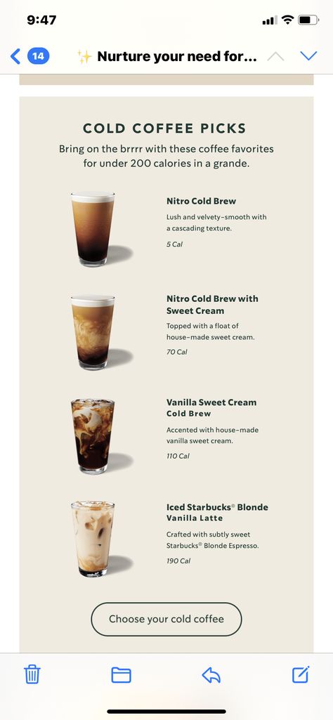 Nitro Cold Brew Starbucks Order, Nitro Cold Brew Starbucks, Cold Brew Starbucks Order, Starbucks Barista Training, Barista Training, Starbucks Order, Nitro Cold Brew, Starbucks Coffee Drinks, Starbucks Barista