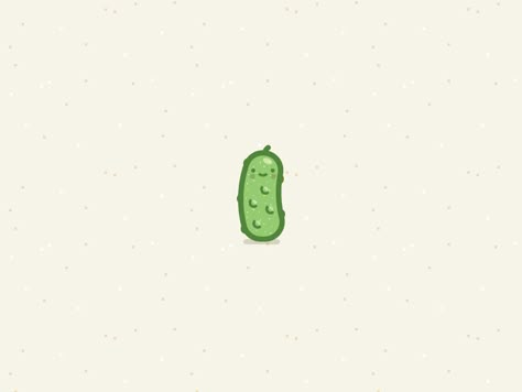 Pickle by Ryan Putnam for Dropbox Pickle Tattoo Ideas, Cute Pickle Tattoo, Pickle Tattoo Traditional, Cute Pickle Drawing, Pickles Tattoo, Pickles Drawing, Pickle Sketch, Pickle Drawing, Pickle Tattoo