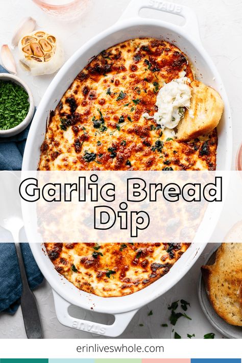 Make Garlic Bread, Baguette Bread, Garlic Dip, Bread Dip, Delicious Dips Recipes, Party Food Platters, Garlic Bread, Yummy Dips, Food Platters