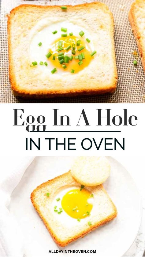 Egg Breakfast For A Crowd Breakfast Dishes For A Crowd, Easy Breakfast For A Crowd, Breakfast For A Group, Eggs In A Hole, Egg In The Hole, Crowd Breakfast, Sheet Pan Eggs, Easy Egg Bake, Easy Breakfast Dishes