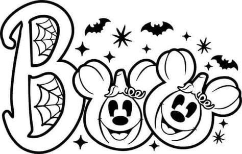 Disney Halloween Shirt Ideas, Disney Cricut Svg, Disney Silhouettes Svg, Mickey Mouse Halloween Coloring Pages, Halloween Svgs Free, Disney Halloween Designs, Free Disney Halloween Coloring Pages, Disney Halloween Clipart, Mickey And Minnie Halloween