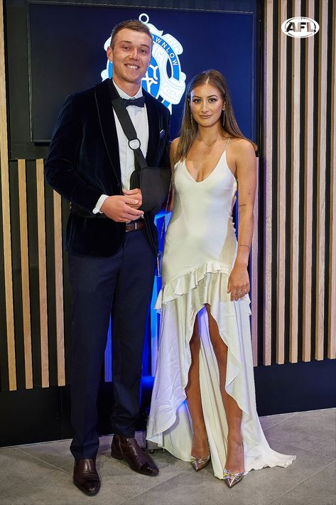 Carlton superstar Patrick Cripps and Monique Fontana arrive at the 2020 Brownlow Medal Count in WA. Patrick Cripps Brownlow, Patty Cripps, Patrick Cripps, Carlton Afl, Afl Players, Carlton Football Club, Carlton Blues, Australian Football League, Australian Football