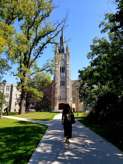 Western Ontario University, Western University Aesthetic, Female Genius, Romanticizing Studying, College Theme, University Of Western Ontario, Brunette Aesthetic, London Canada, University Of Ottawa