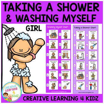 Taking a Shower (GIRL) & Washing Myself (GIRL) Visual ChartsCharts are 10 1/2 x 4 when cut.Hygiene Chart BundleCreative Learning 4 Kidz is a licensed seller of PCS.PCS, Copyright 1981-2019 by TobiiDynavox. All rights reserved worldwide. Used with permission.This is would be great for Any Child,... Cute Outfits For School For Highschool Baddie, Things To Print Out For Your Room, Things To Print Out, How To Shower Properly, Nursery Rhymes Preschool Crafts, Dandy Look, School Routine For Teens, Nursery Rhymes Preschool, Routine School