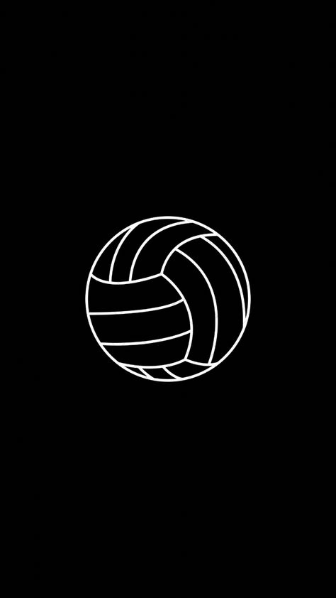 Volleyball Black Wallpaper, Volleyball Highlight Cover Instagram, Instagram Highlight Covers Volleyball, Volleyball Aesthetic Wallpaper Iphone, Volleyball Wallpaper Iphone, Volleyball Black And White, Aesthetic Volleyball Pictures, Haikyuu Icons Aesthetic, Volleyball Aesthetic Wallpaper