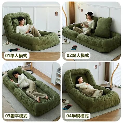 Sofá perezoso de perrera humana, mueble plegable para dormitorio, cama reclinable doble, Tatami gigante para sala de estar - AliExpress Dog Bed For Humans, Nordic Living Room Sofas, Human Dog Bed, Lounge Chair Bedroom, Mattress Couch, Foldable Bed, Living Room Sofas, Adjustable Mattress, Lazy Sofa