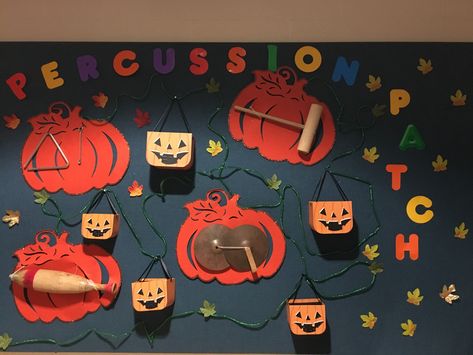 Elementary music bulletin board for fall Fall Music Bulletin Boards, Music Teacher Bulletin Boards, Elementary Music Classroom Decor, Music Room Bulletin Boards, Music Classroom Bulletin Boards, Classroom Bulletin Boards Elementary, Music Bulletin Board, Elementary Music Room, Thanksgiving Music