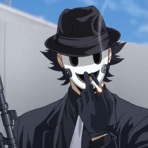 Anime With Mask, Pokemon Emotes, Shine Aesthetic, Aesthetic Pfp Anime, Yakuza Anime, High Rise Invasion, Genos Wallpaper, Mask Aesthetic, Mask Images