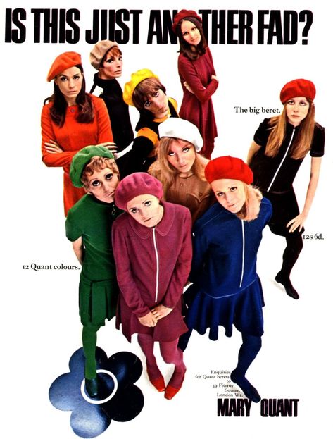 Mary Quant Fashion, 60s Mod Fashion, 60s Vintage Fashion, Girl Swinging, Swinging 60s, Mary Quant, 60s And 70s Fashion, Nostalgic Images, Chelsea Girls