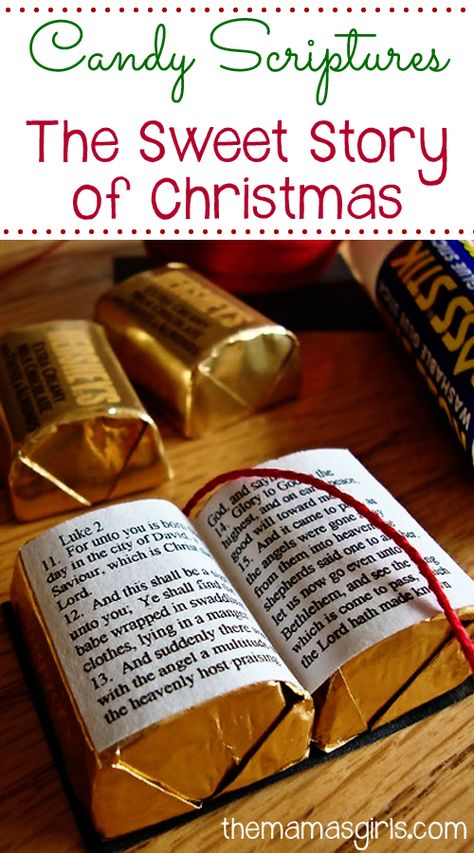 Candy Scriptures – The Sweet Story of Christmas - TheMamasGirls Scripture Treats, Neckerchief Slide, Story Of Christmas, Church Anniversary, Christmas Tablescape, Candy Crafts, Church Crafts, Sweet Stories, Christmas Things