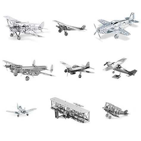 Amazon.in: Metal Earth: Toys & Games Metal Earth Models, Helicopter 3d, Kit Planes, Earth 3d, Avro Lancaster, F4u Corsair, P 51 Mustang, Tiger Moth, Wright Brothers