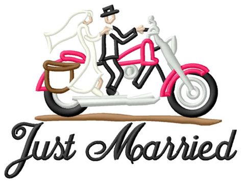 Just Married embroidery design Married Embroidery, Season Quotes, Pes Embroidery, Wedding Embroidery, Embroidery Download, Grand Slam, Embroidery Work, Just Married, Machine Embroidery Designs