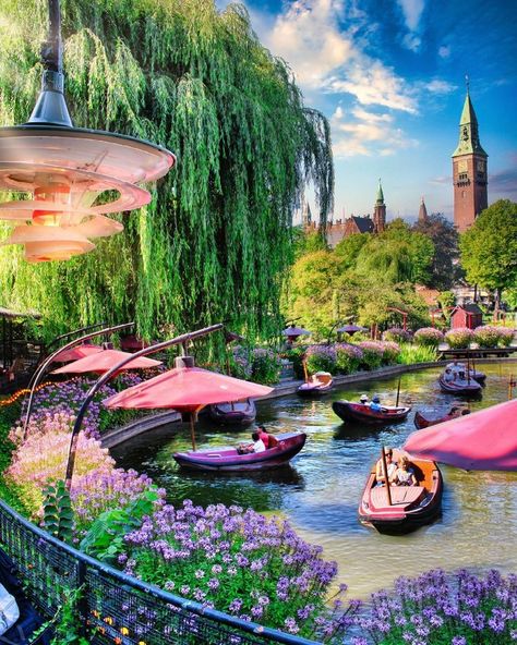 Visit Copenhagen, Tivoli Gardens Copenhagen, Tivoli Gardens, Hawaii Luau, Copenhagen Denmark, European Travel, Holiday Destinations, Travel Insurance, Wonderful Places