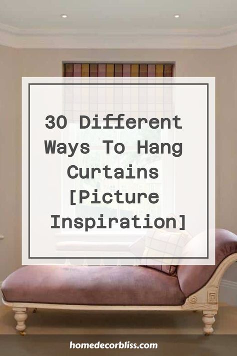 30 Creative Curtain Ideas [Picture Inspiration] Unique Curtain Rod Ideas, Curtain Designs Living Room, Sheers Curtains Living Room, Unique Window Treatments, Curtain Inspiration, Curtains Pictures, Hang Curtains, Window Curtains Living Room, Window Curtains Bedroom