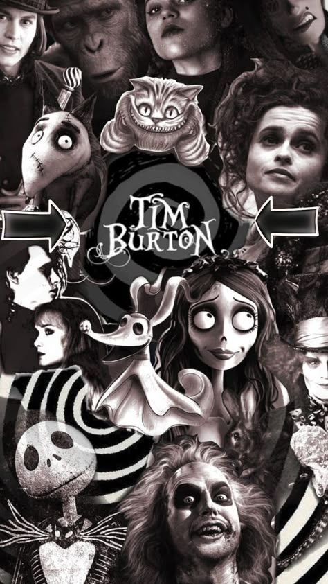 #timburton Tim Burton Wallpaper, Tim Burton Core, Tim Burton Vibes, Corpse Bride Art, Henry Selick, Tim Burton Beetlejuice, Tim Burton Characters, Christmas Hand Painted, Simplistic Wallpaper