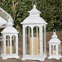 Vintage Lantern Decor, Large Outdoor Lanterns, Dining Table Patio, Garden Hallway, Fireplace Kitchen, Living Room Fireplace, Lantern Decor, Lantern Candle, Lantern Candle Decor