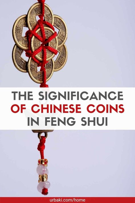 Feng shui is an ancient Chinese practice that uses important symbols to bring positive energy and luck into your home and life. One such symbol is that of Chinese coins. If you are interested in feng shui, you have probably seen these coins tied with a red string and wondered what they mean. In feng shui, Chinese coins are powerful and meaningful charms that you can wear around your home to attract wealth, good fortune, and prosperity. Chinese coins were once currency in ancient China, so it... Chinese Coins Feng Shui, Fortune Quotes, Feng Shui Coins, Spiritual Topics, Good Luck Chinese, Feng Shui Good Luck, Feng Shui Money, Feng Shui Symbols, Fertility Symbols