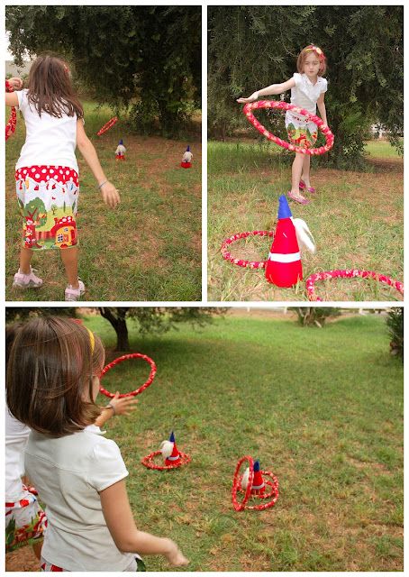 gnome hat ring toss for older kids Gnome Birthday Party, Gnomeo And Juliet, Woodland Fairy Birthday Party, Gnome Birthday, Smurfs Party, Gnome Party, Fairy Party Ideas, Easy Halloween Costumes For Women, Woodland Fairy Party