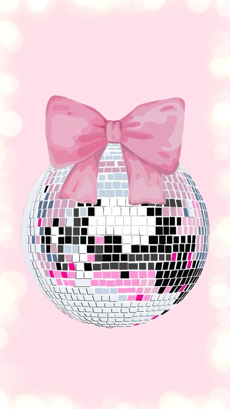 Disco Ball Iphone Wallpaper, Pink Disco Wallpaper, Disco Ball Wallpaper, Pink Wallpaper Ipad, Iphone Wallpaper Preppy, Wall Collage Decor, Cute Home Screen Wallpaper, Cute Home Screens, Disco Theme