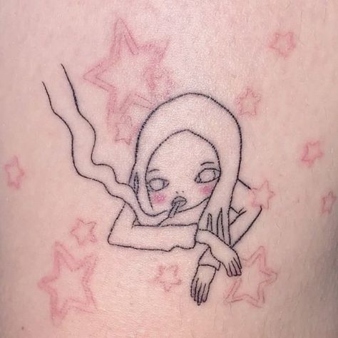 Aya Takano Tattoo, Takano Aya, Aya Takano, Cute Tats, Dream Tattoos, Dope Tattoos, Little Tattoos, Simplistic Tattoos, Skin Art