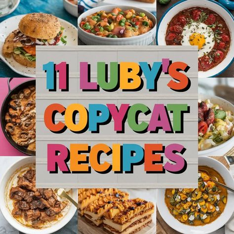 Warm up to the comforting flavors of Luby's with these 11 copycat recipes that will transport you back to the iconic cafeteria's cozy atmosphere. Wyatt Cafeteria Recipes, Cafeteria Recipes, Cook Up A Storm, Cozy Atmosphere, Easy Weeknight Meals, Decadent Desserts, Copycat Recipes, Weeknight Meals, Kitchen Essentials