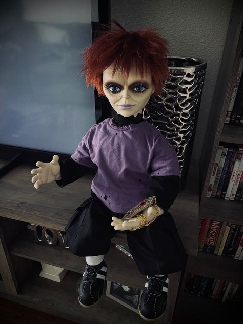 Spencers Glen doll articulated. Glen From Chucky, Glen Doll, Halloween Aesthetics, Future Apartment Decor, Future Apartment, Apartment Decor, Aesthetic Anime, Style Fashion, Apartment