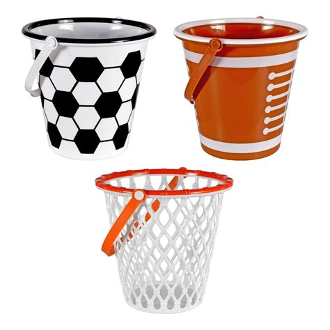 Basketball Easter Basket, Sports Banquet Centerpieces, Basketball Centerpieces, Easter Pail, Banquet Centerpieces, 2nd Birthday Party For Boys, Sports Banquet, Basketball Theme, Basketball Party