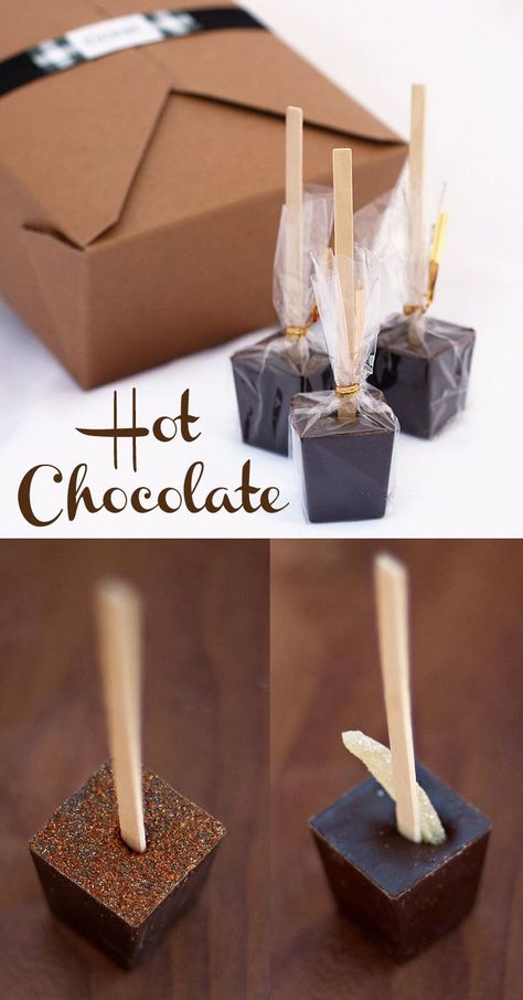 Hot Chocolate Sticks, Chocolate Stirrers, Chocolate Cube, Hot Chocolate Stirrers, Hot Chocolate Spoons, Diy Hot Chocolate, Hot Chocolate Cocoa, Nice Packaging, Hot Chocolate Gifts