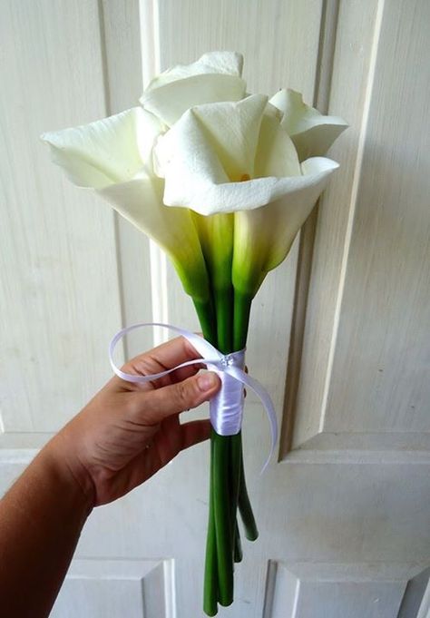 CBR278 Weddings Riviera Maya Bridesmaid bouquet white alcatraz / ramo de madrina de alcatraz Bridesmaid Bouquet White, Calla Lilies, Riviera Maya, Calla Lily, Bridesmaid Bouquet, Florist, Bouquets, Lily, Weddings