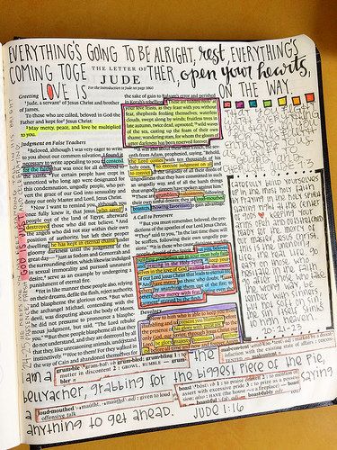 Bible Journaling - Jude Bible Journaling Markers, Bible Digital Journaling, Jude Bible, Jude Bible Journaling, Interleaved Bible Journaling, Nlt Journaling Bible, Verse Mapping, New Bible, Bible Study Methods